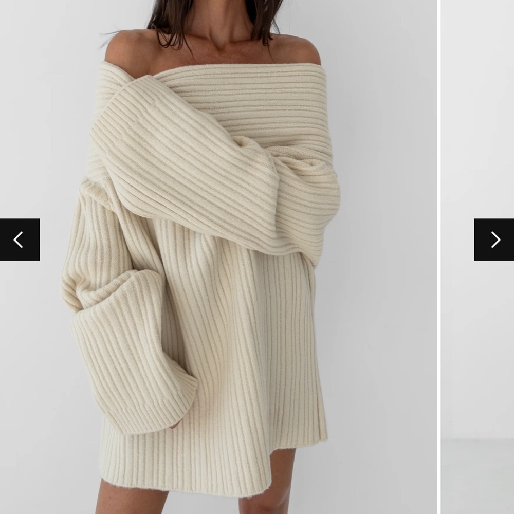 Oversized sweater dress